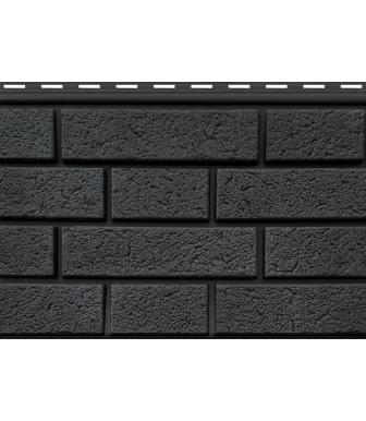 Фасадные панели (Цокольный Сайдинг) Ю-Пласт Стоун Хаус S-Lock Клинкер Нордик Графитовый
