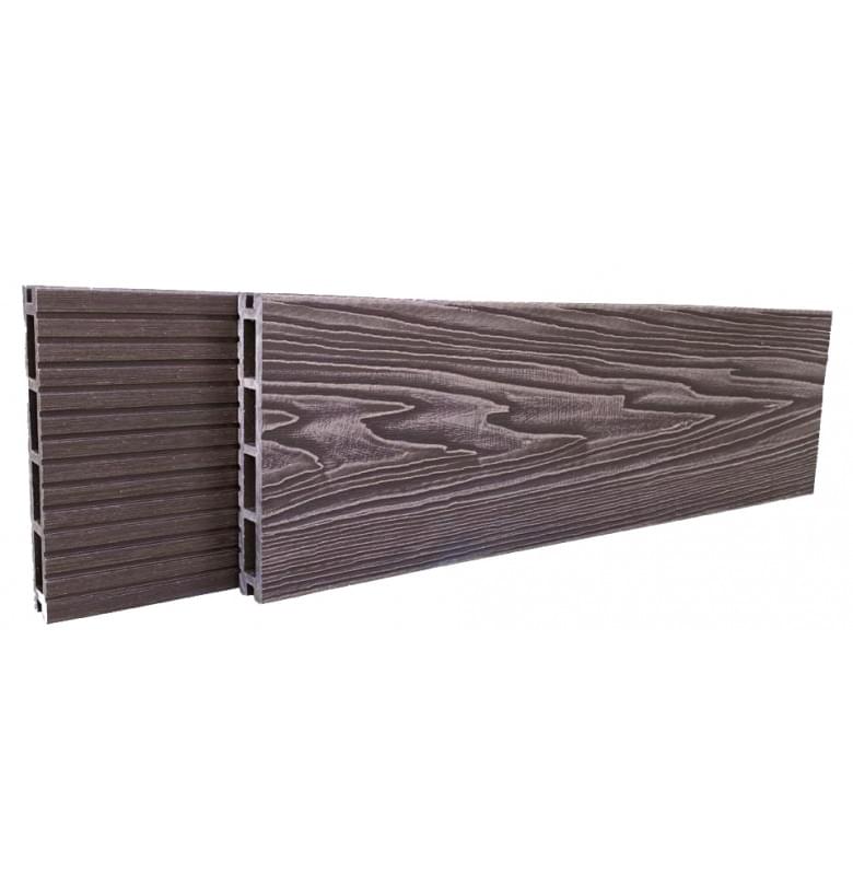 Террасная доска из ДПК Best Decking Comfort 3D Тиснение/Вельвет, цвет Венге 3 пог.м.